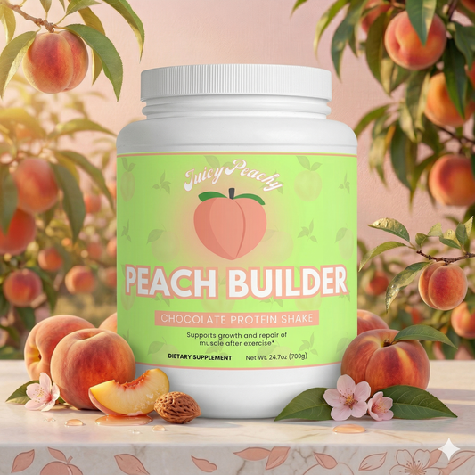 Peach Builder Protein Shake (Chocolate)